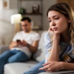 a husband ignores his wife