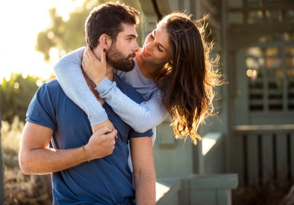 a man is interested in a woman