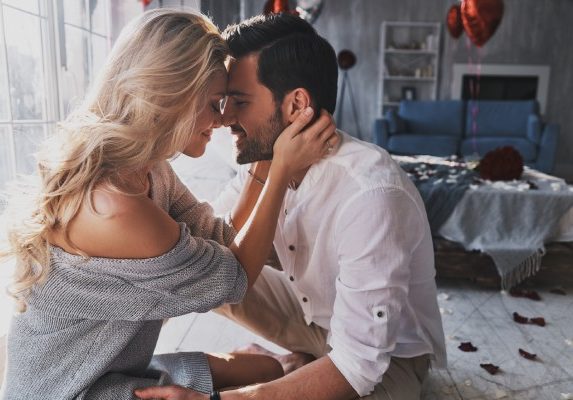 man loves his girlfriend