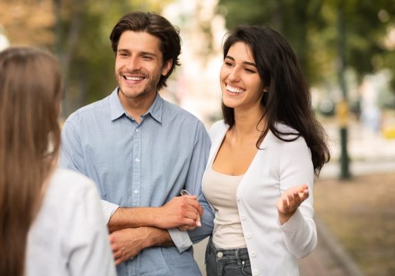 meet an ex with a new girlfriend