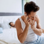 man cheating