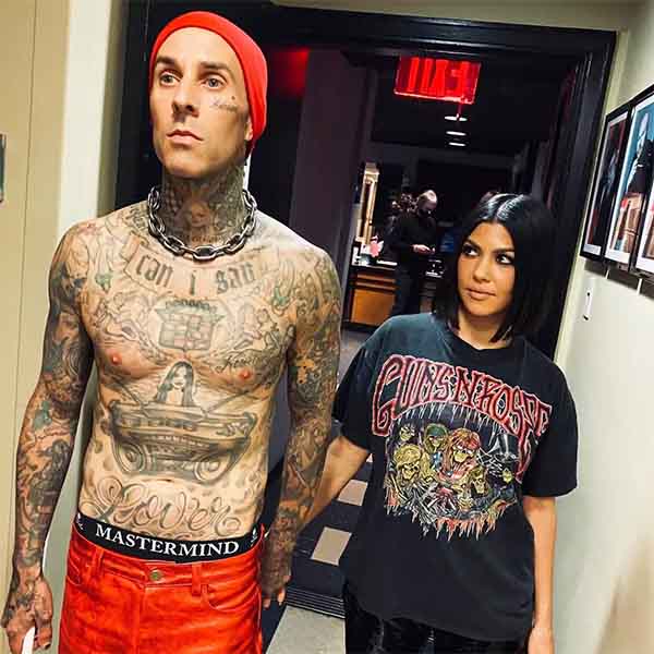 Kourtney Kardashian and Travis Barker
