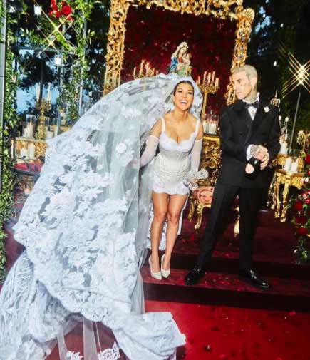 kourtney's wedding