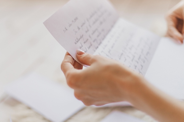 handwritten letters