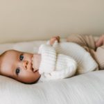 Baby wearing winter clothes